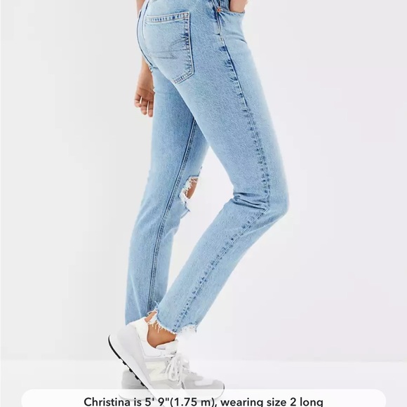 American Eagle stretch ripped 90s Jean - Picture 3 of 5